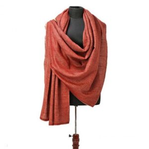 Apple Red Reversible Pashmina Shawl