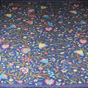 COTTON CREWEL EMBROIDERED BEDSPREAD