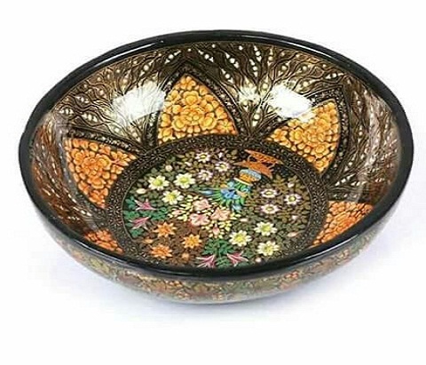 Paper Mache Fruit Bowl