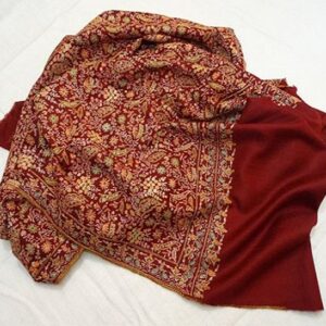 Pashmina Allover jali jamma handmade kashmir embroidery shawl