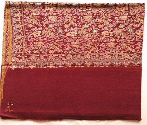 Pashmina Allover jali jamma handmade kashmir embroidery shawl - Image 2